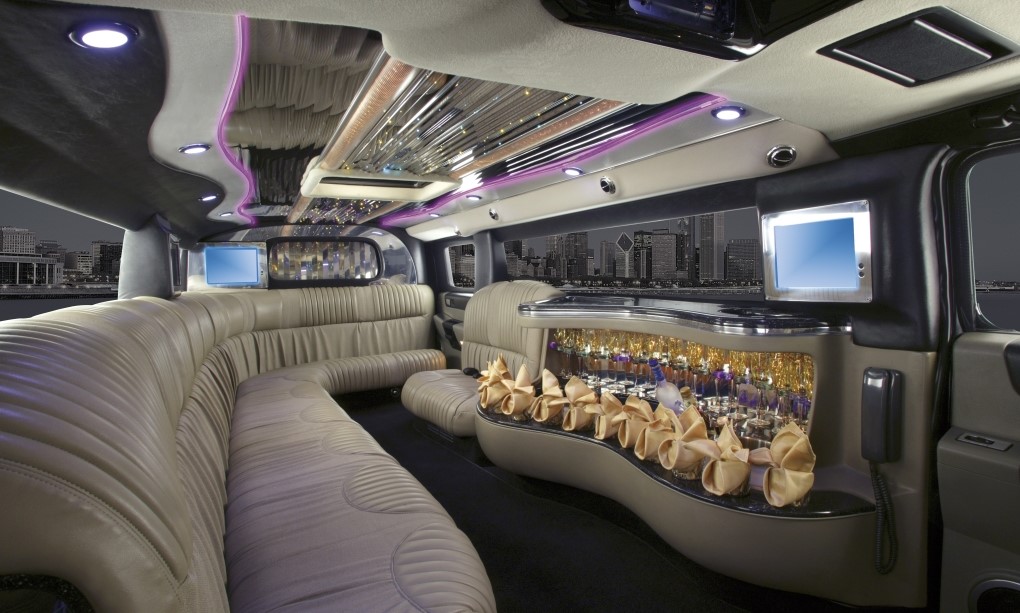 Hummer Limo interior